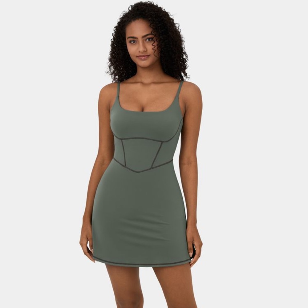 Halara Square Neck Corset Dress